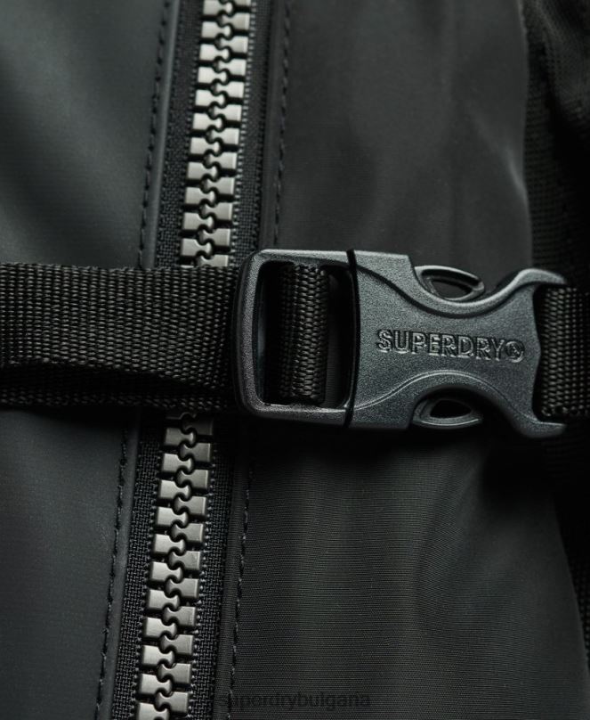 Superdry аксесоари N00H1639 черен мъже графична раница с планински брезент