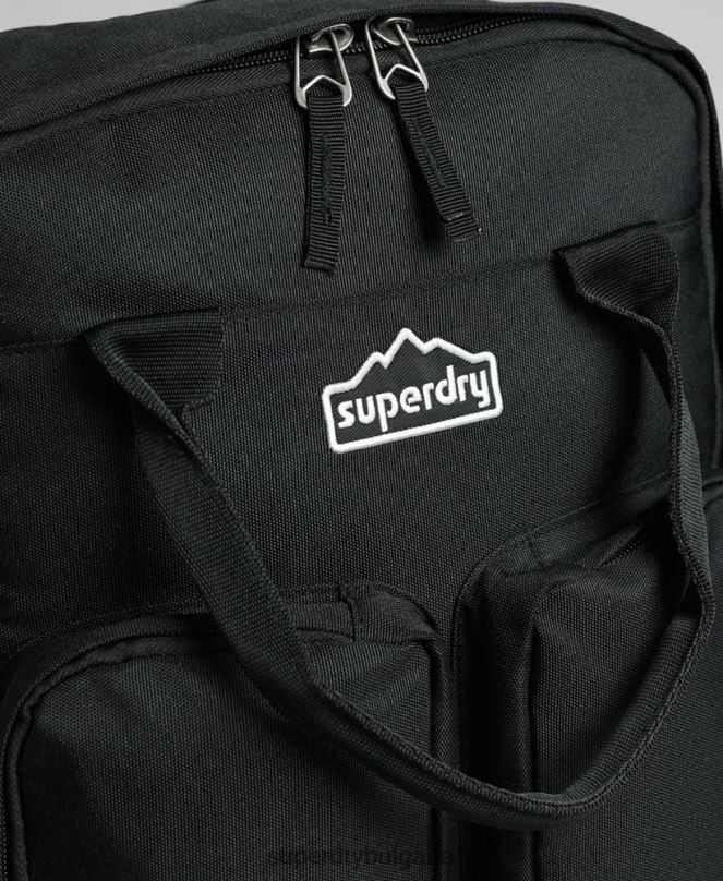 Superdry аксесоари N00H1654 тъмно сив мъже раница с горна дръжка