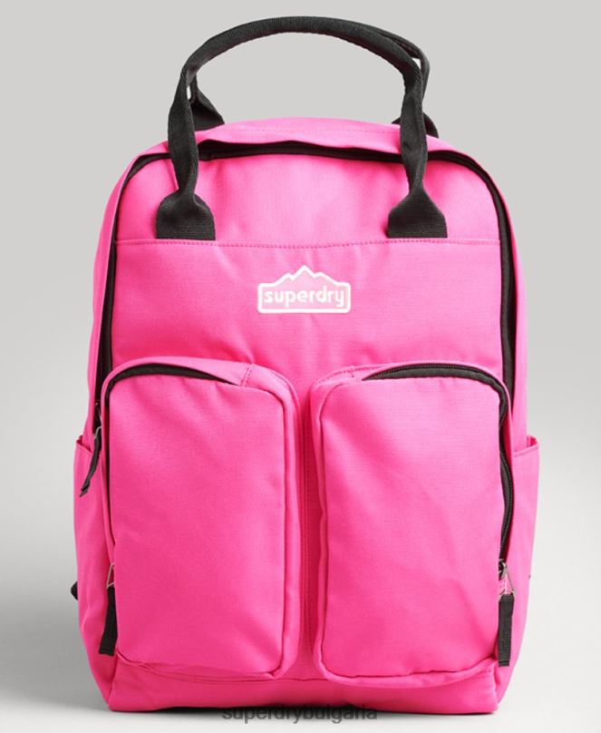 Superdry аксесоари N00H1661 розово мъже раница с горна дръжка