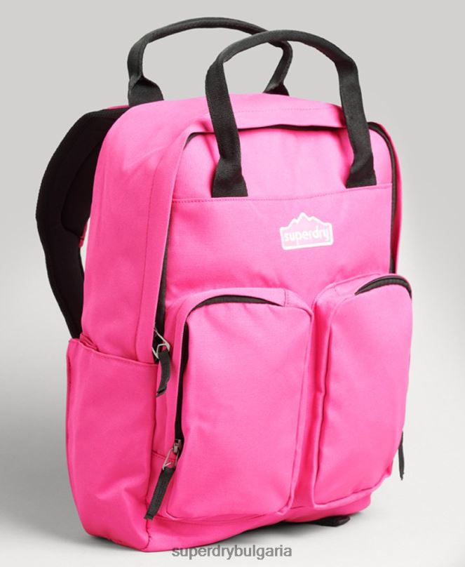 Superdry аксесоари N00H1661 розово мъже раница с горна дръжка