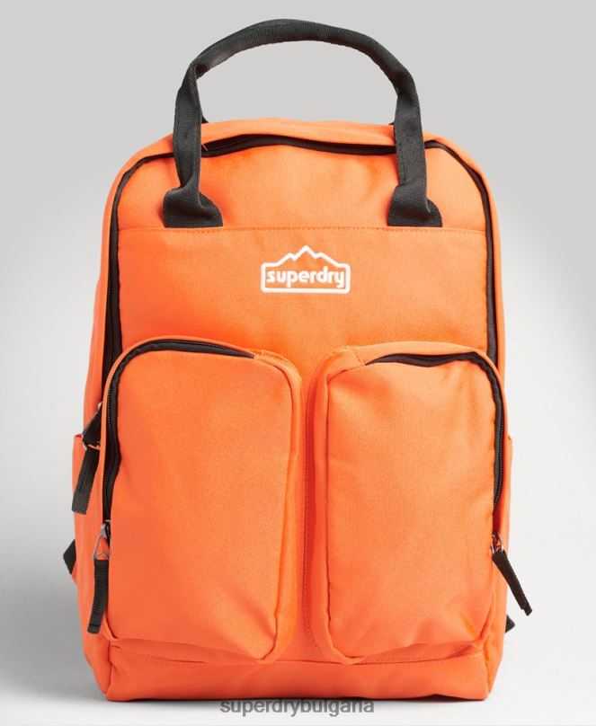 Superdry аксесоари N00H1662 оранжево мъже раница с горна дръжка