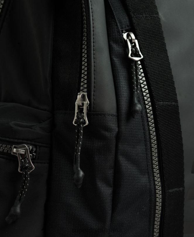 Superdry аксесоари N00H1696 черен мъже графична раница с планински брезент
