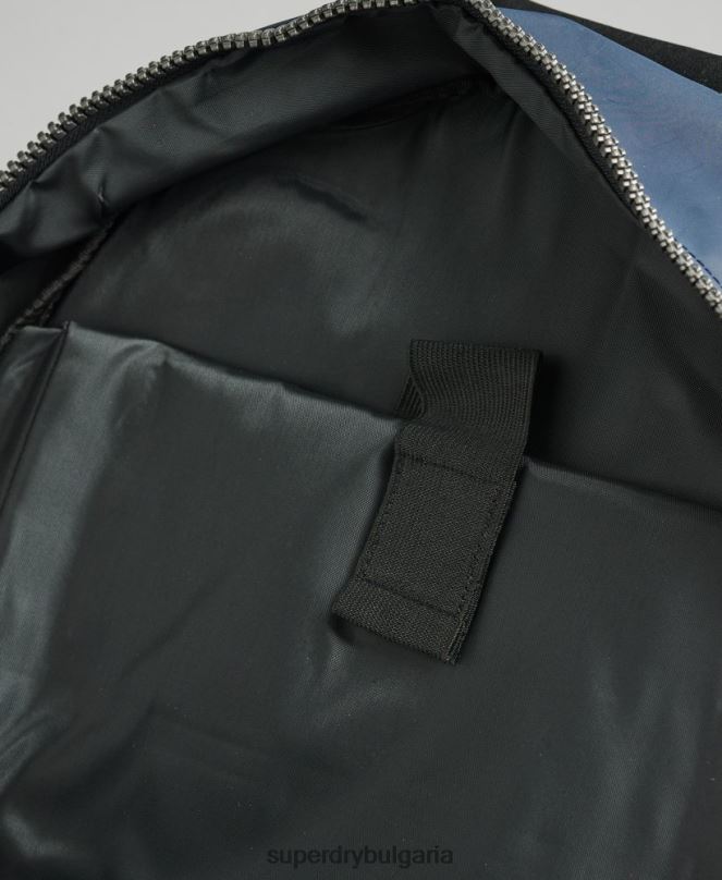 Superdry аксесоари N00H1728 военноморски флот мъже графична раница с планински брезент