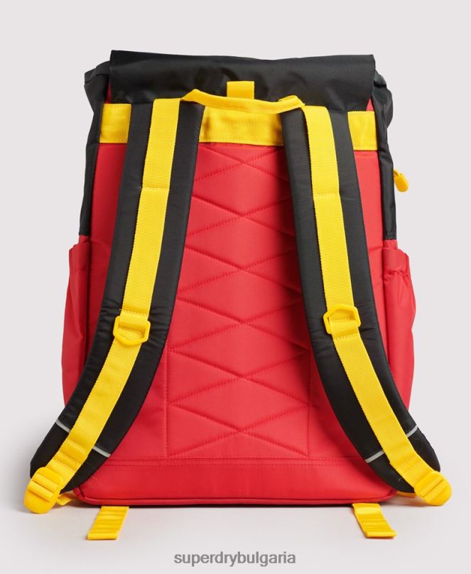Superdry аксесоари N00H1743 червен мъже раница с топлозареждане