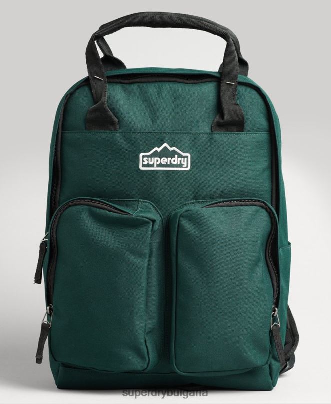 Superdry аксесоари N00H1822 зелено мъже раница с горна дръжка