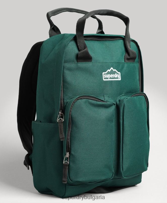 Superdry аксесоари N00H1822 зелено мъже раница с горна дръжка