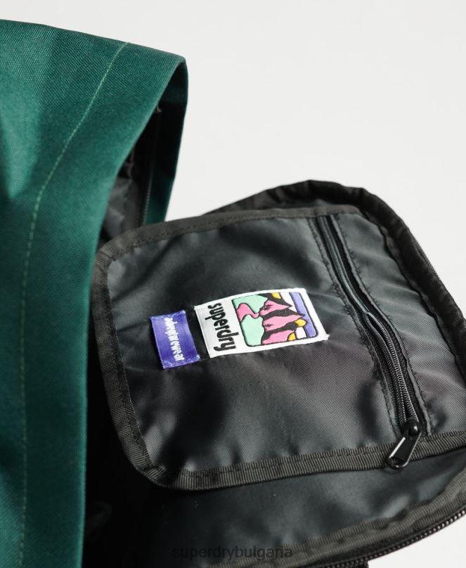 Superdry аксесоари N00H1822 зелено мъже раница с горна дръжка
