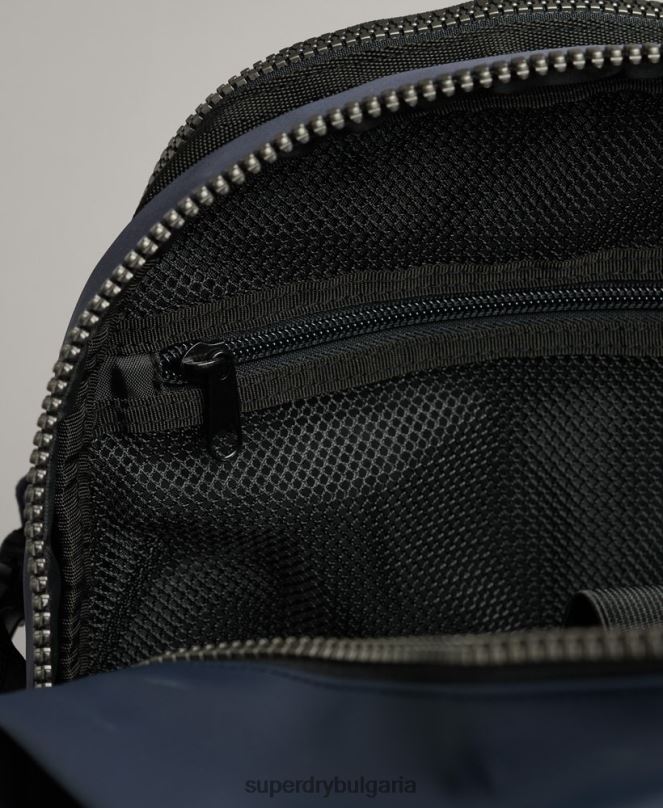 Superdry аксесоари N00H1832 военноморски флот мъже графична раница с планински брезент