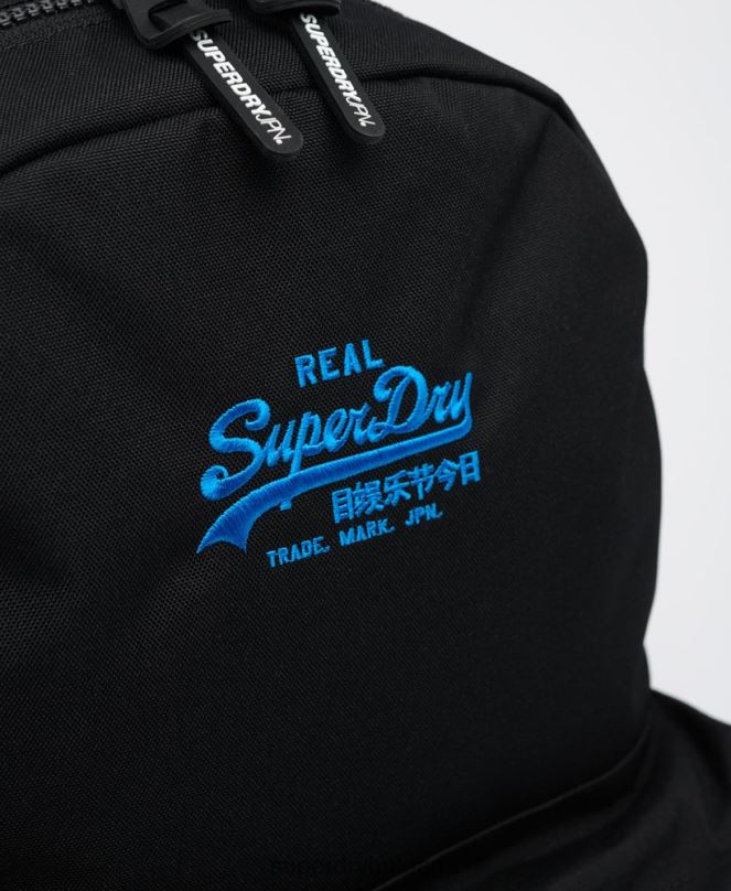 Superdry аксесоари N00H1837 черен мъже ретро раница с лого montana