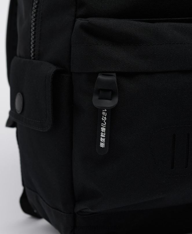 Superdry аксесоари N00H1837 черен мъже ретро раница с лого montana