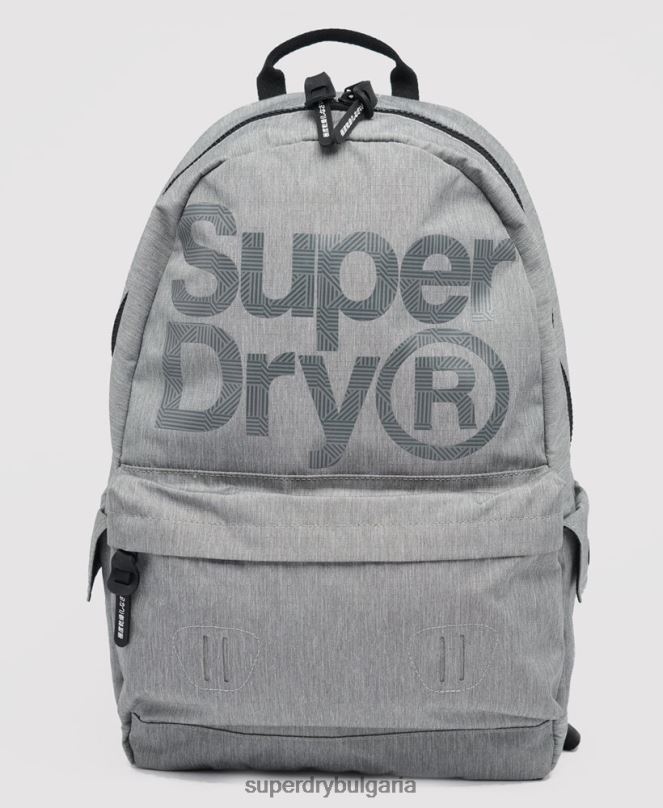 Superdry аксесоари N00H1852 сиво мъже лого монтана раница