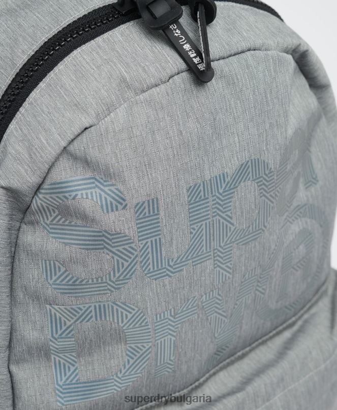 Superdry аксесоари N00H1852 сиво мъже лого монтана раница