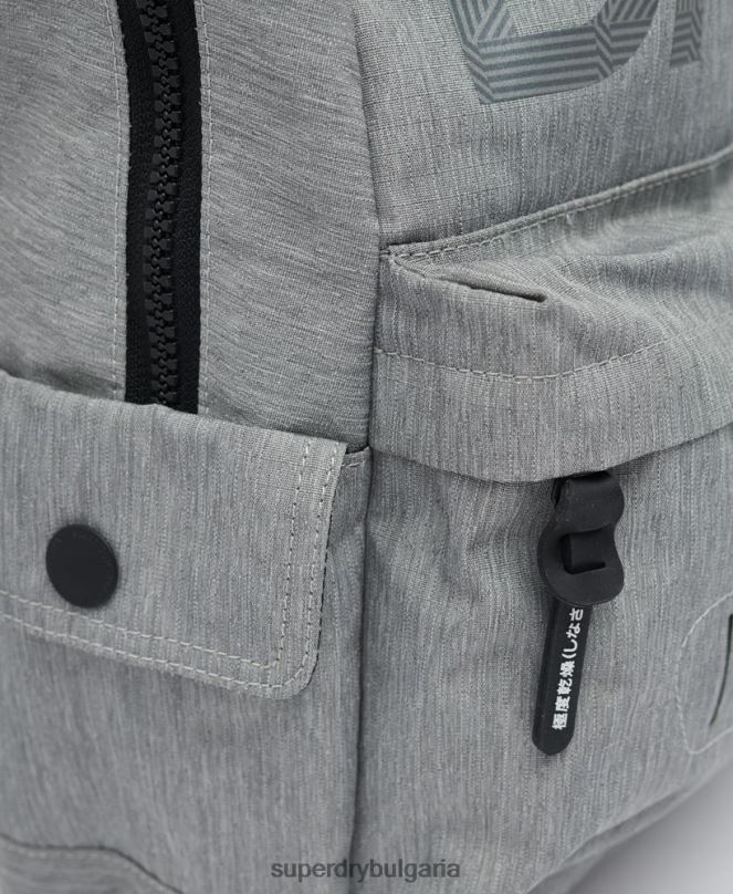 Superdry аксесоари N00H1852 сиво мъже лого монтана раница