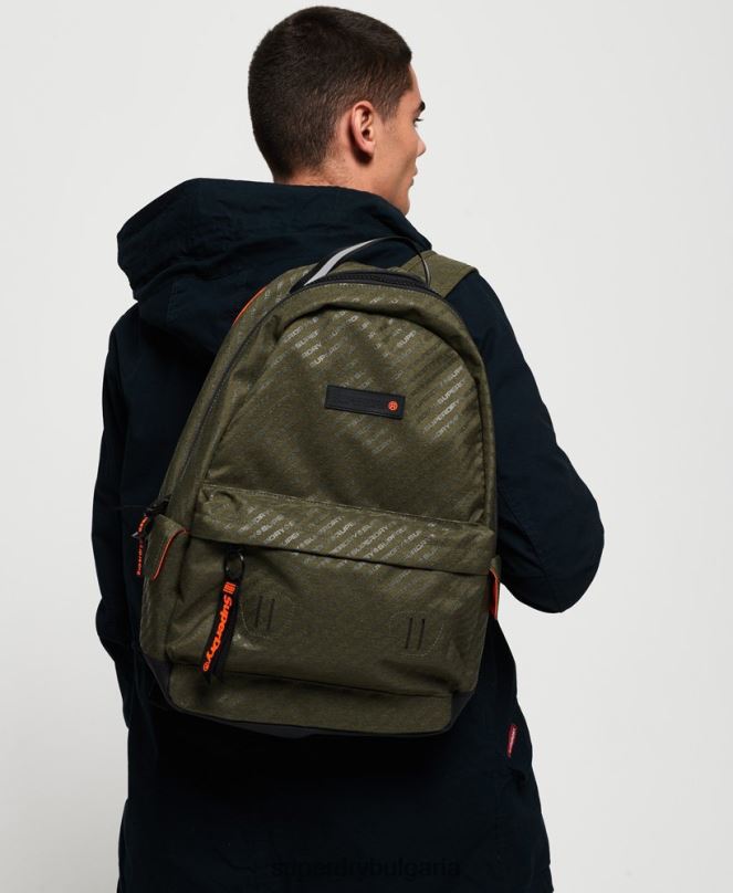 Superdry аксесоари N00H1861 зелено мъже куха раница монтана