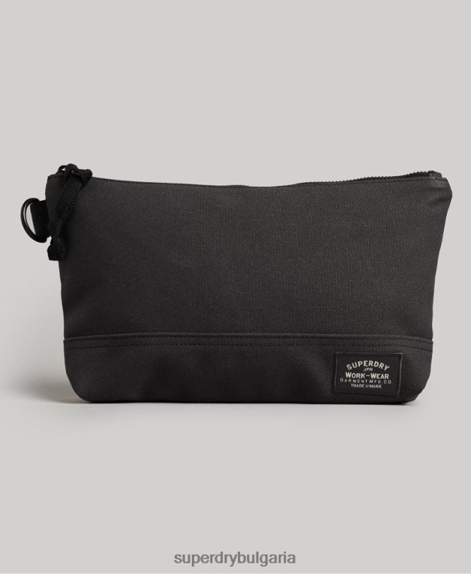 Superdry аксесоари N00H1873 тъмно сив мъже класическа чанта за пране