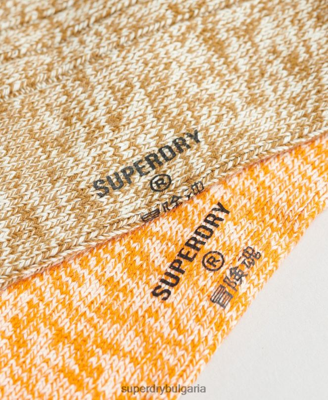 Superdry аксесоари N00H1762 мулти мъже опаковка от усукани чорапи от органичен памук