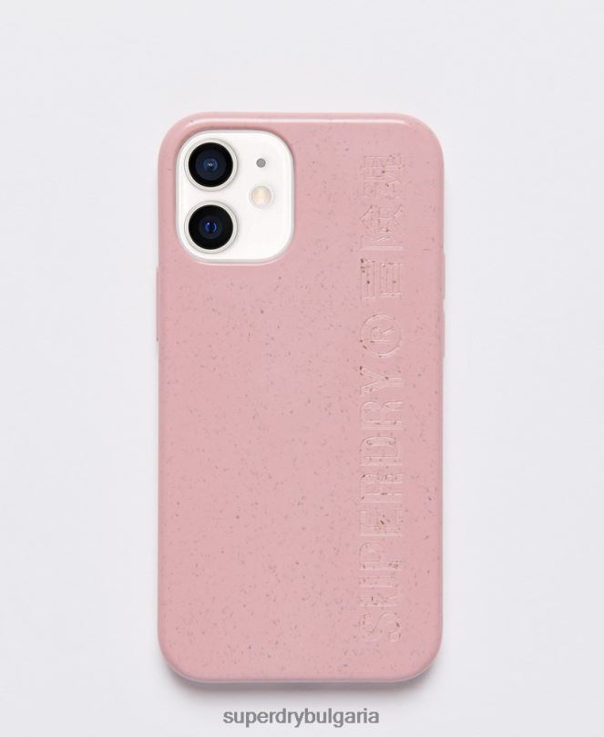 Superdry аксесоари N00H6420 розово мъже щракащ калъф за телефон iphone 12 mini