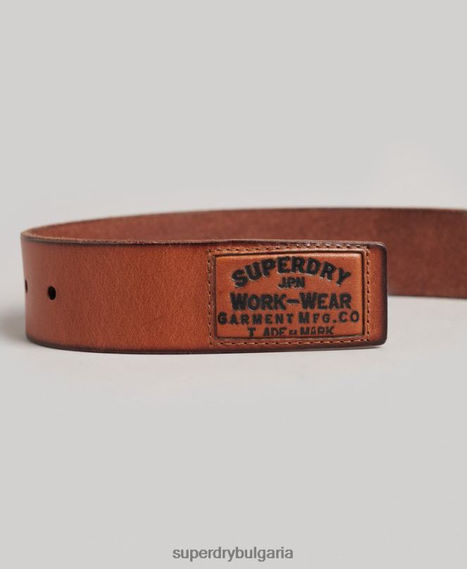Superdry аксесоари N00H1844 тен мъже значков колан