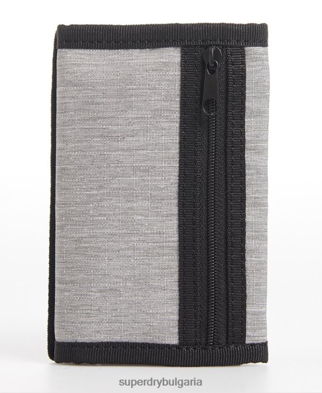 Superdry аксесоари N00H6442 сиво мъже лого портфейл