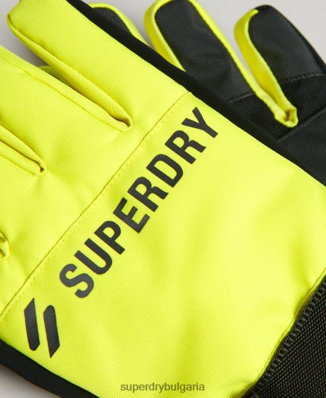 Superdry аксесоари N00H1388 жълто мъже снежни ръкавици