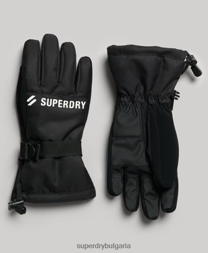 Superdry аксесоари N00H1390 черен мъже снежни ръкавици