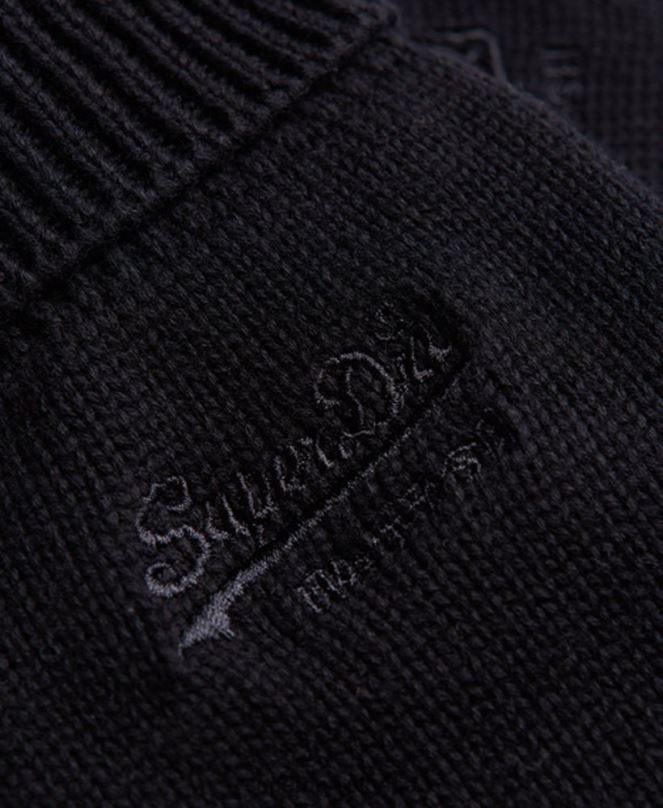 Superdry аксесоари N00H1799 черен мъже класически ръкавици с ретро лого