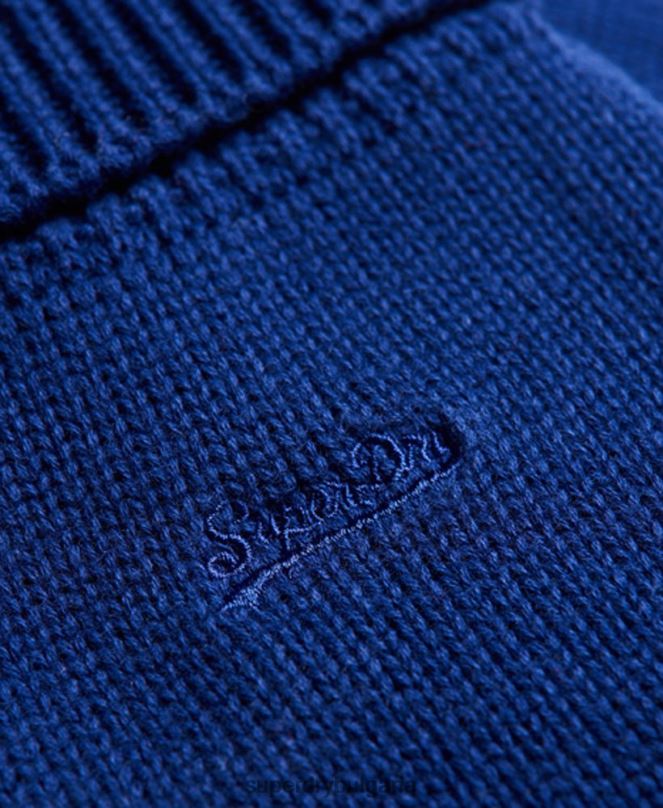Superdry аксесоари N00H1876 син мъже ретро ръкавици с лого