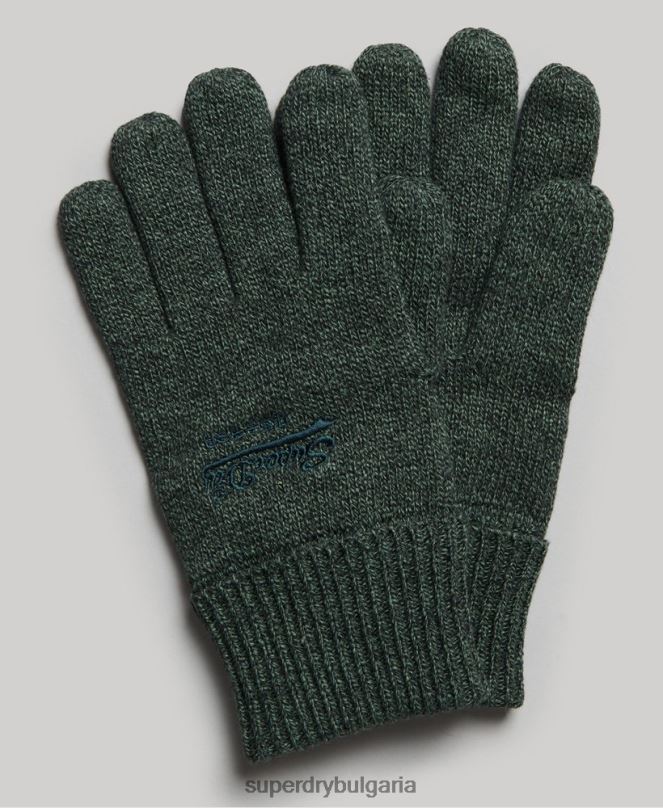 Superdry аксесоари N00H6390 зелено мъже основни обикновени ръкавици