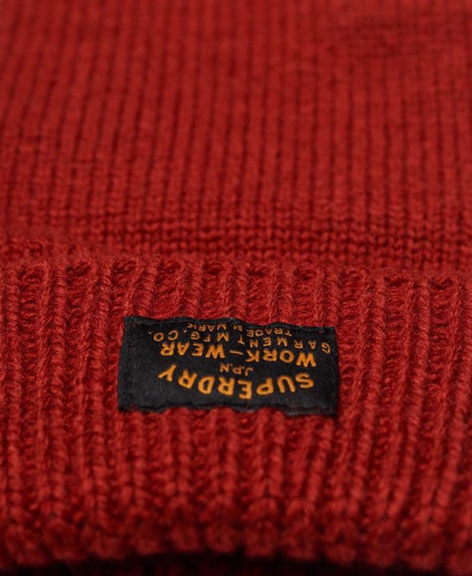 Superdry аксесоари N00H6392 червен мъже радарни ръкавици