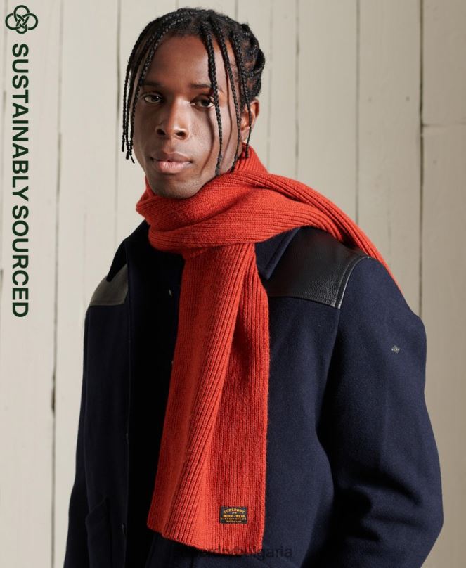 Superdry аксесоари N00H1817 червен мъже радар шал