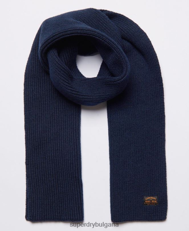 Superdry аксесоари N00H1825 военноморски флот мъже радар шал