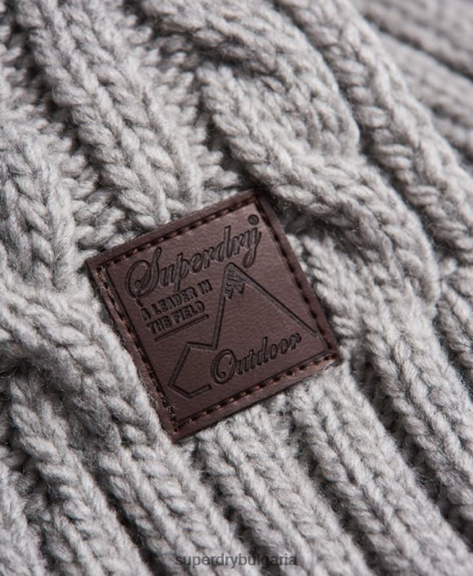 Superdry аксесоари N00H1826 сметана мъже траулер кабелен шал