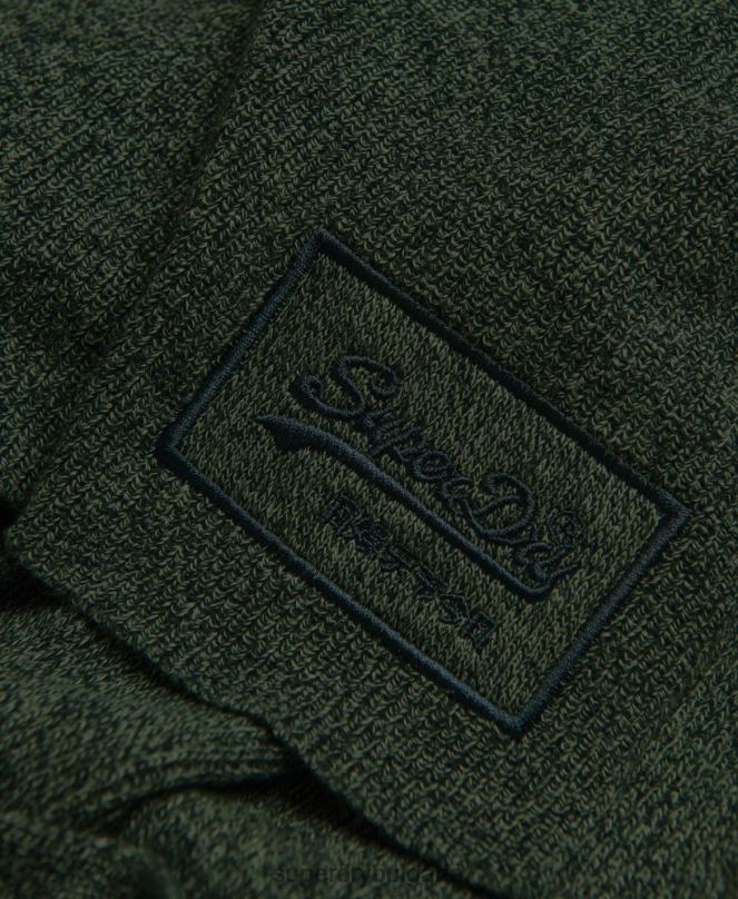 Superdry аксесоари N00H1879 зелено мъже класически шал с ретро лого