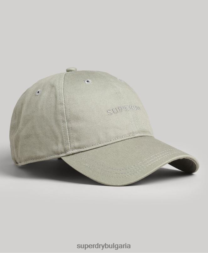 Superdry аксесоари N00H1595 сиво мъже основна бейзболна шапка