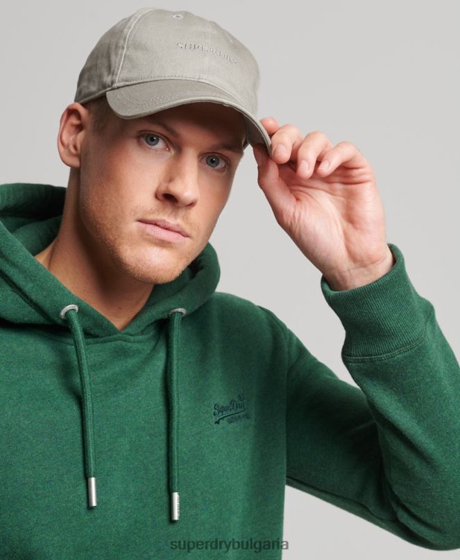 Superdry аксесоари N00H1595 сиво мъже основна бейзболна шапка
