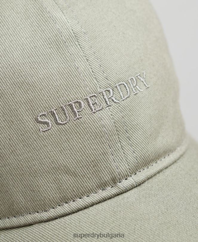 Superdry аксесоари N00H1595 сиво мъже основна бейзболна шапка