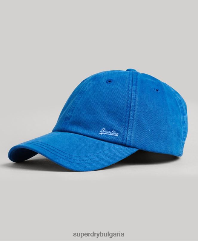 Superdry аксесоари N00H1625 син мъже ретро бродирана шапка