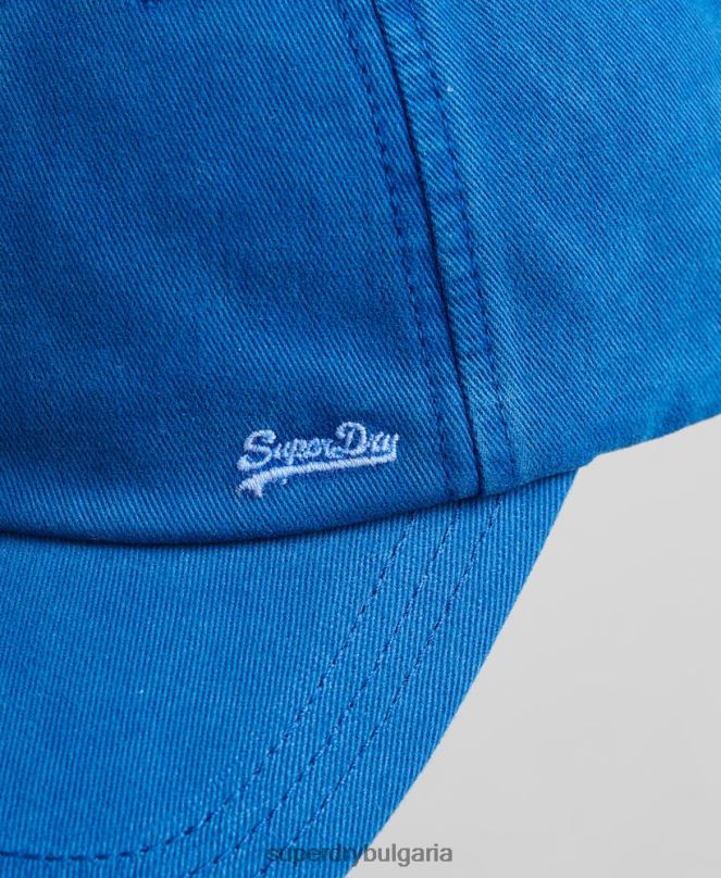 Superdry аксесоари N00H1625 син мъже ретро бродирана шапка