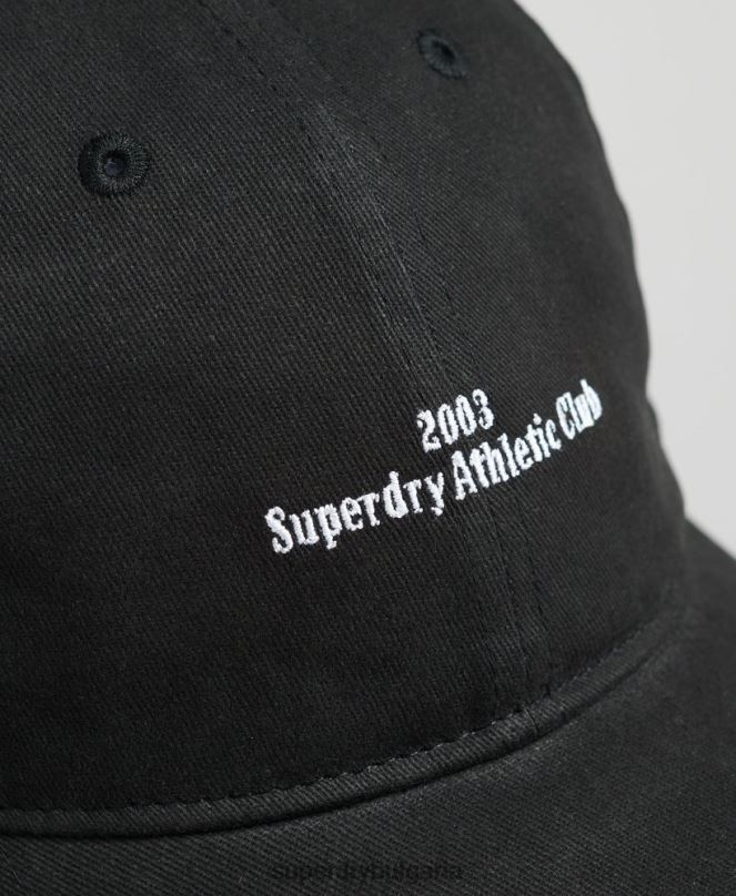 Superdry аксесоари N00H1626 черен мъже основна бейзболна шапка