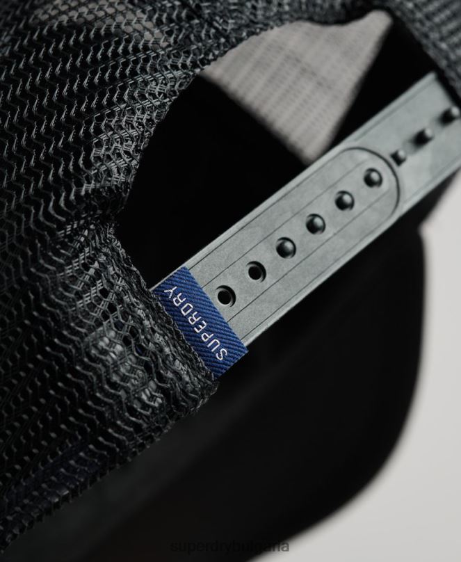 Superdry аксесоари N00H1629 черен мъже ретро шапка на шофьор на камион