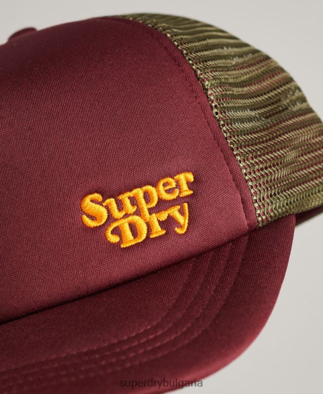 Superdry аксесоари N00H1630 червен мъже маркер камион капачка