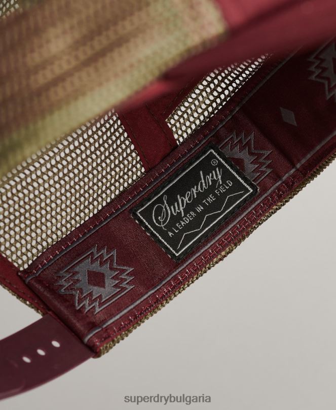 Superdry аксесоари N00H1630 червен мъже маркер камион капачка