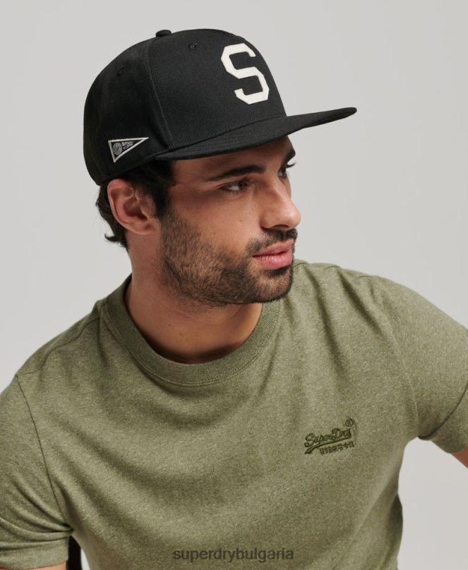 Superdry аксесоари N00H1647 черен мъже графична шапка за b-boy