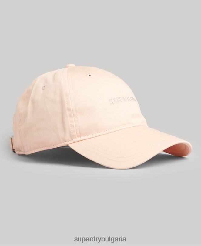 Superdry аксесоари N00H1657 розово мъже основна бейзболна шапка