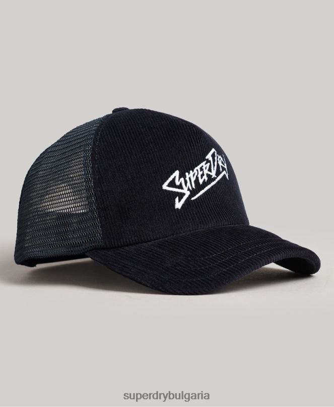 Superdry аксесоари N00H1658 военноморски флот мъже винтидж маркова капачка с шнур