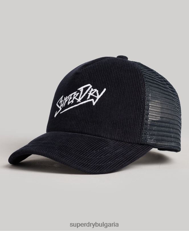 Superdry аксесоари N00H1658 военноморски флот мъже винтидж маркова капачка с шнур
