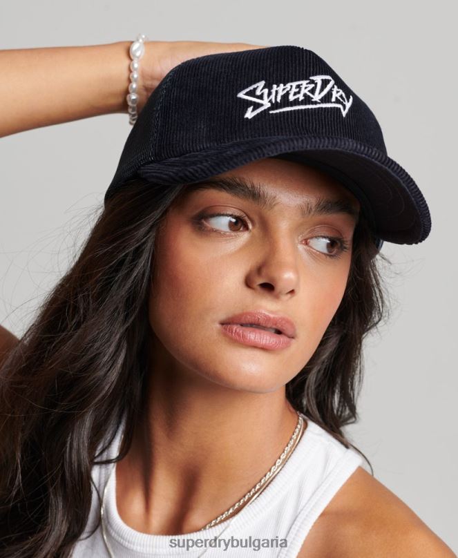 Superdry аксесоари N00H1658 военноморски флот мъже винтидж маркова капачка с шнур