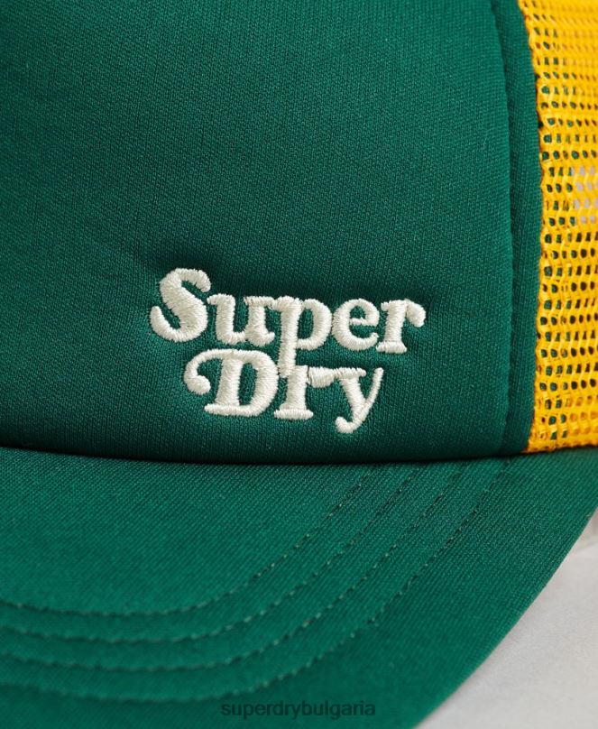 Superdry аксесоари N00H1660 зелено мъже маркер камион капачка