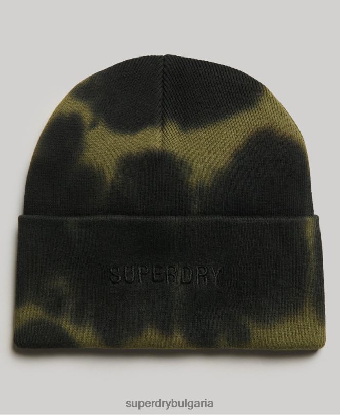 Superdry аксесоари N00H1673 черен мъже боядисана шапка