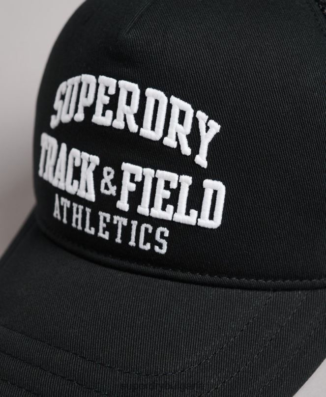 Superdry аксесоари N00H1790 черен мъже класическа шапка на шофьор на камион